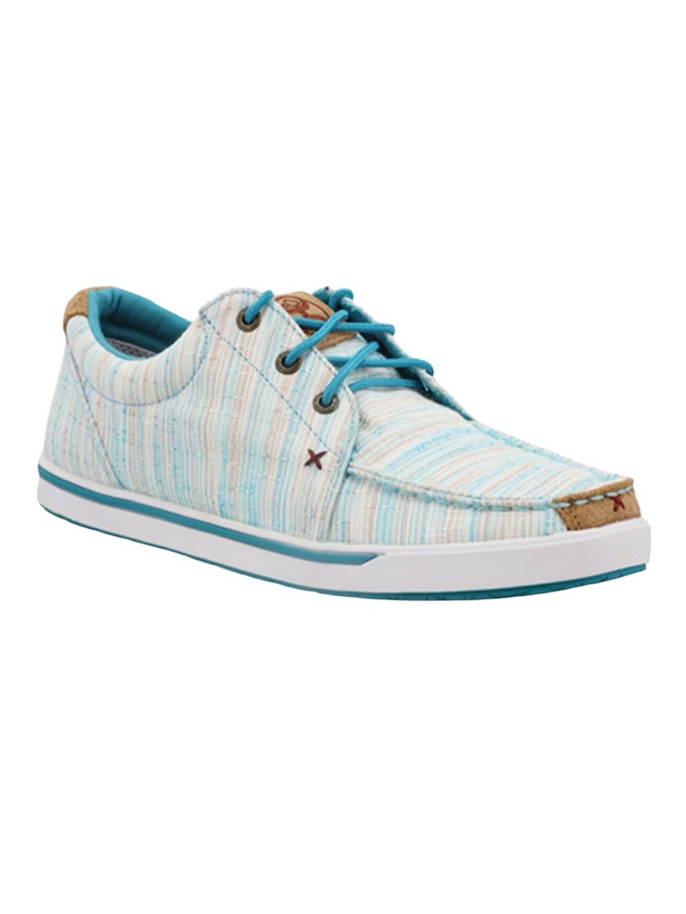Twisted X Women's Hooey Loper Shoes Lace Up WHYC004 Size 8 Flat Western Blue